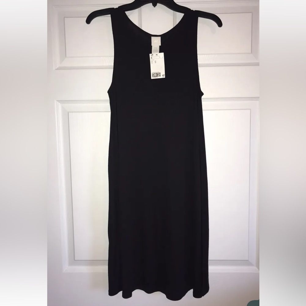 NWT H&M Classic Black Tank Dress, Size XS